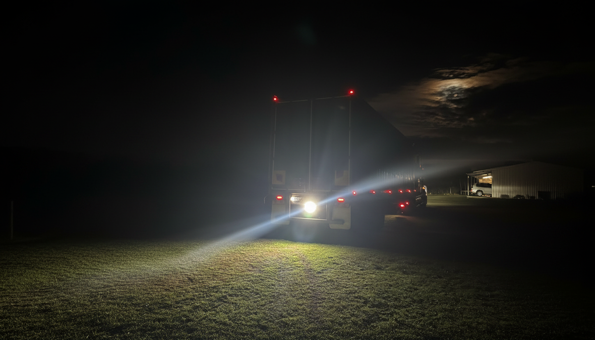 TRACKSTEAD work light machinery installation