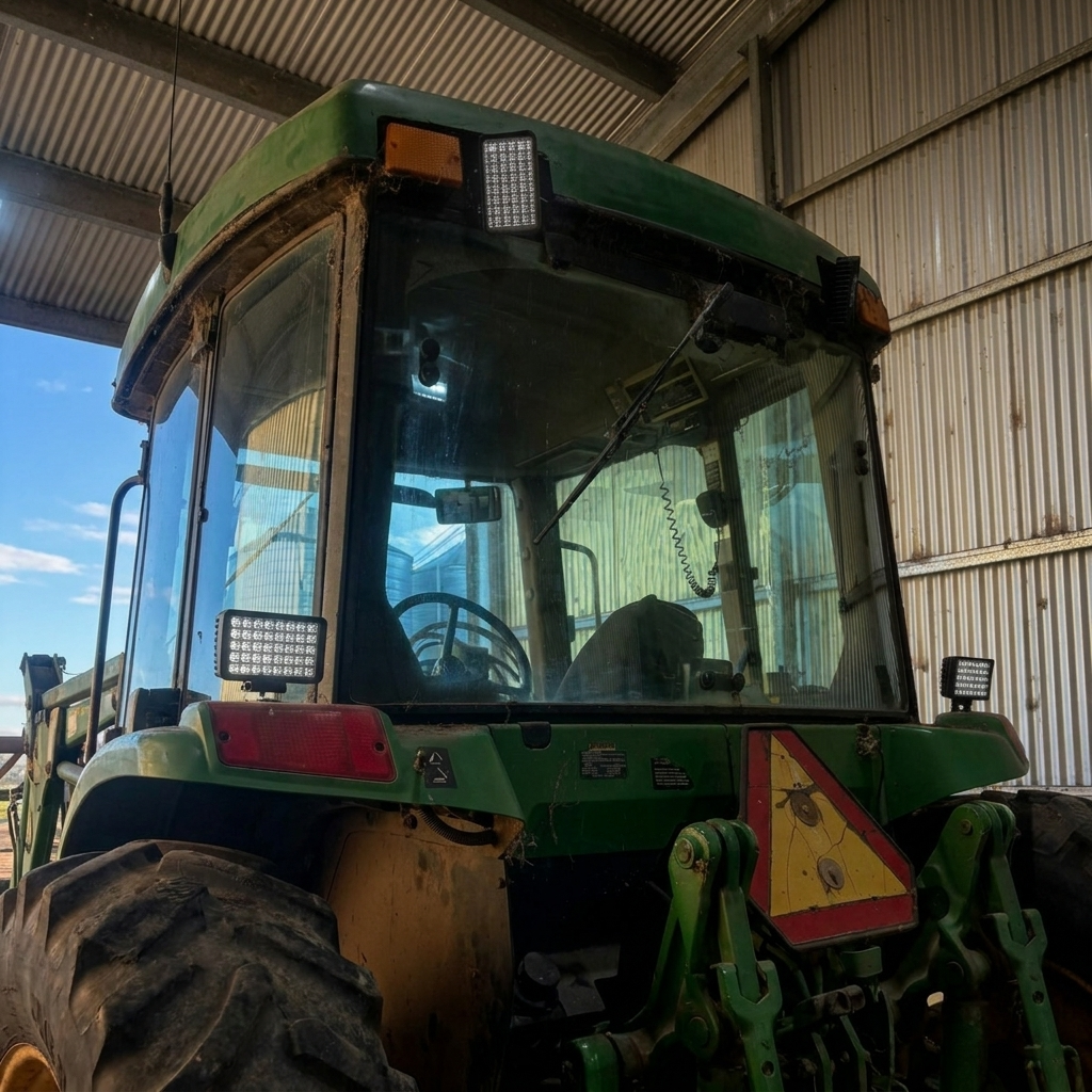 TRACKSTEAD work light tractor installation