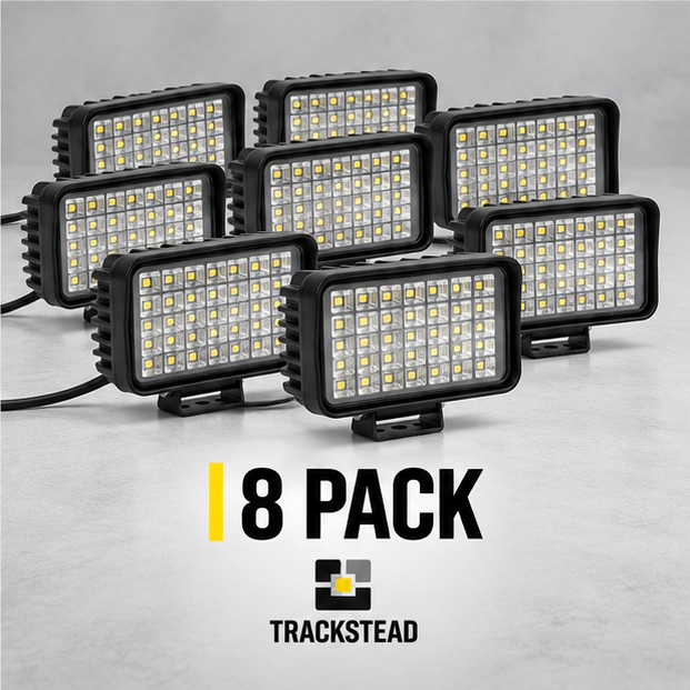 TRACKSTEAD WL-30 V1 30W heavy duty LED work lights - 8 pack